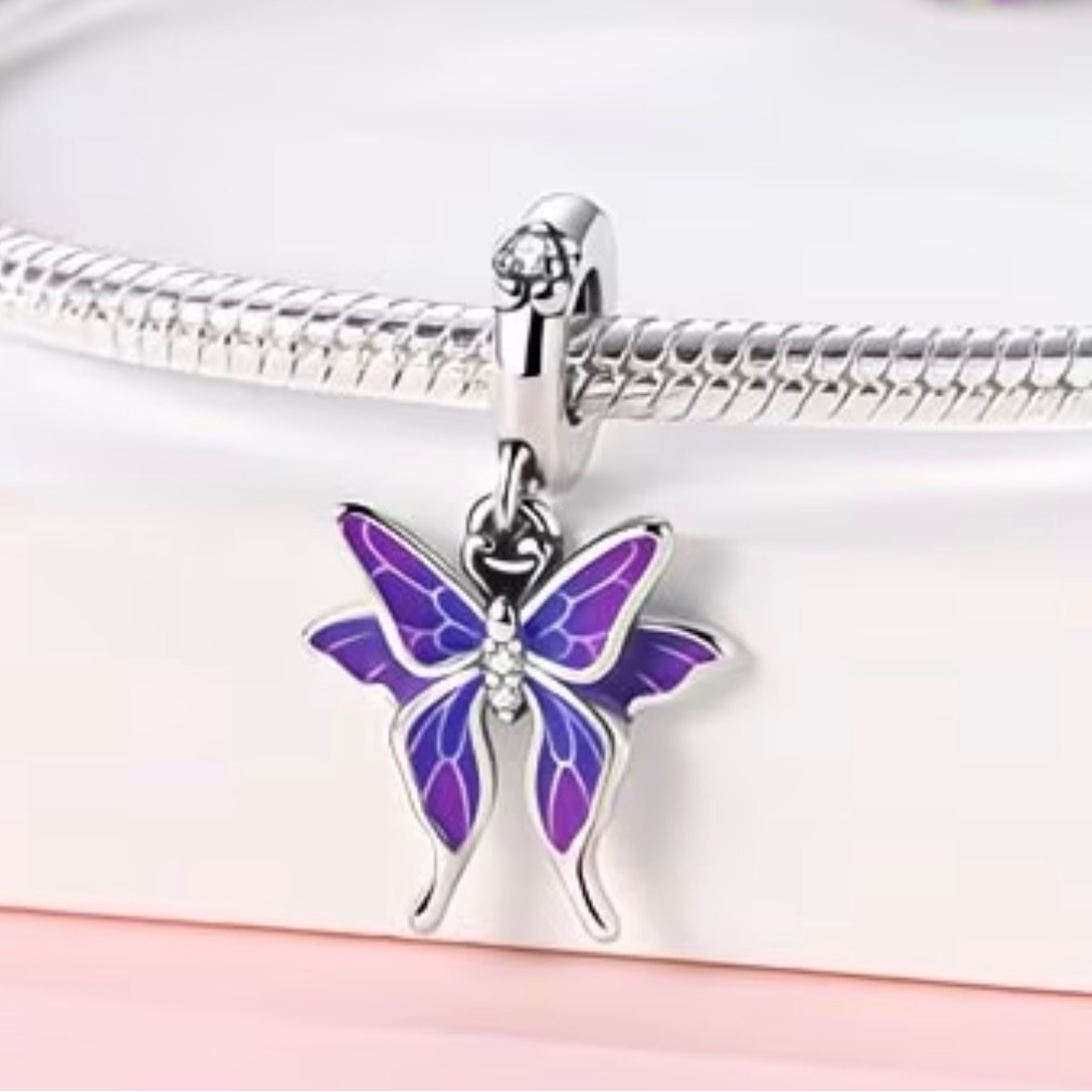 Purple Butterfly Charm 272